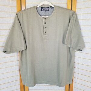 Vintage 90s Point Zero Shirt Men XL Washed Out Henley Heavy Cotton Grunge Skater